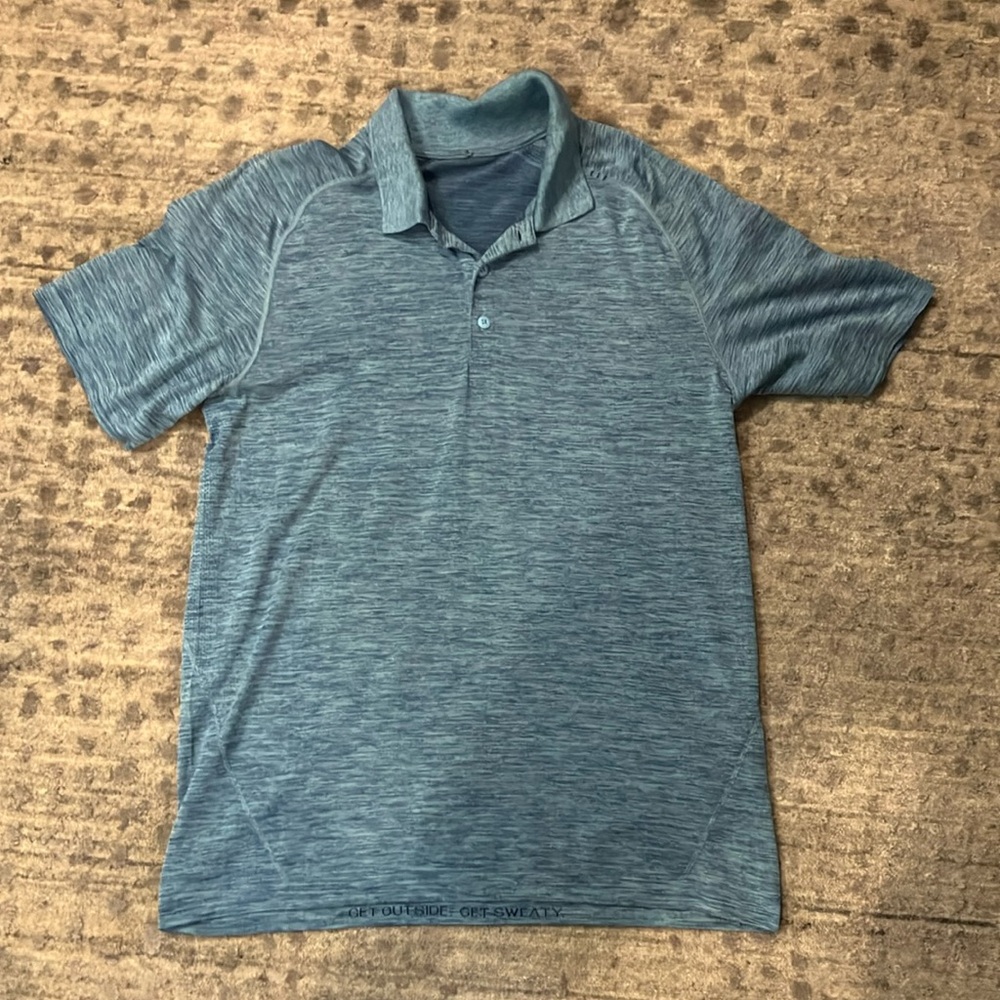 Men's Lululemon Blue Polo Shirt